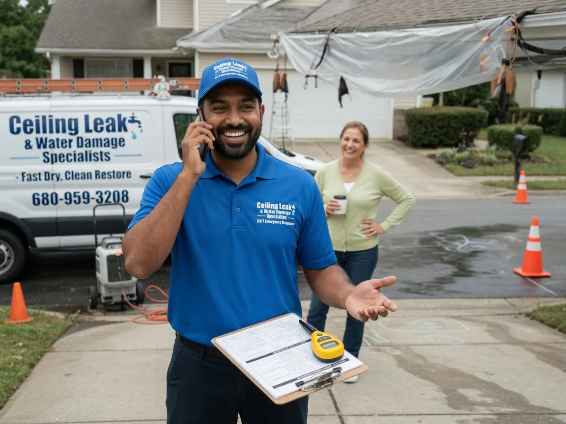 Ceiling Leak Cleanup Mount Judea, AR FAQs